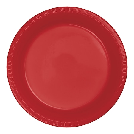Touch Of Color Classic Red Plastic Dessert Plates, 7", 240PK 28103111